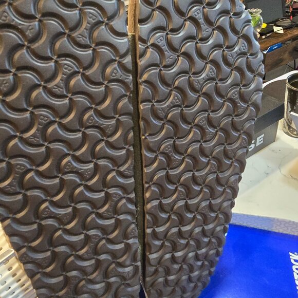 Birkenstock Zurich BS Taupe Suede Leather Sandals Men’s EU 45 US 12 Regular Fit - Picture 5 of 6